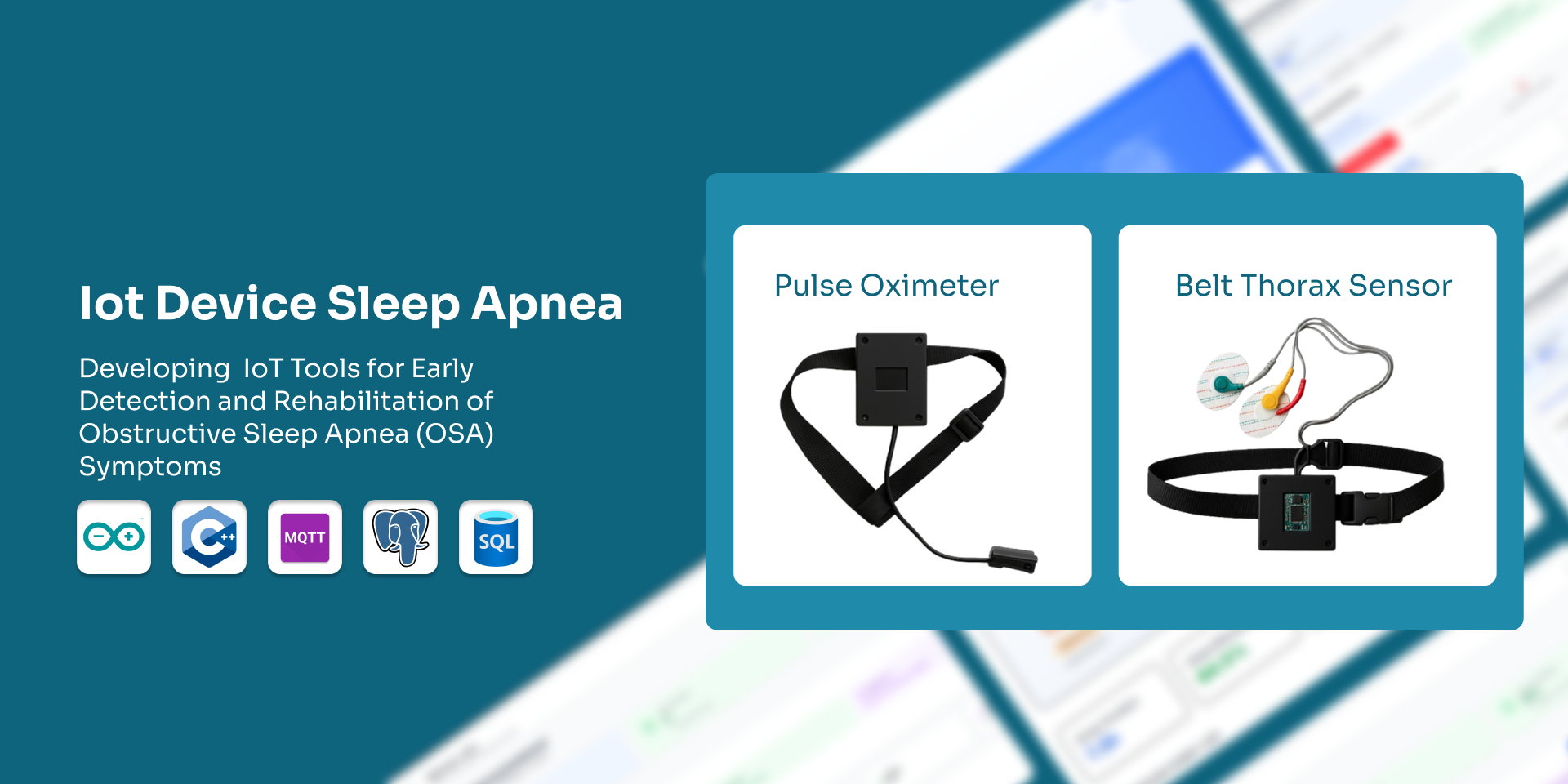 SleepSense IoT Device for Sleep Apnea Monitoring